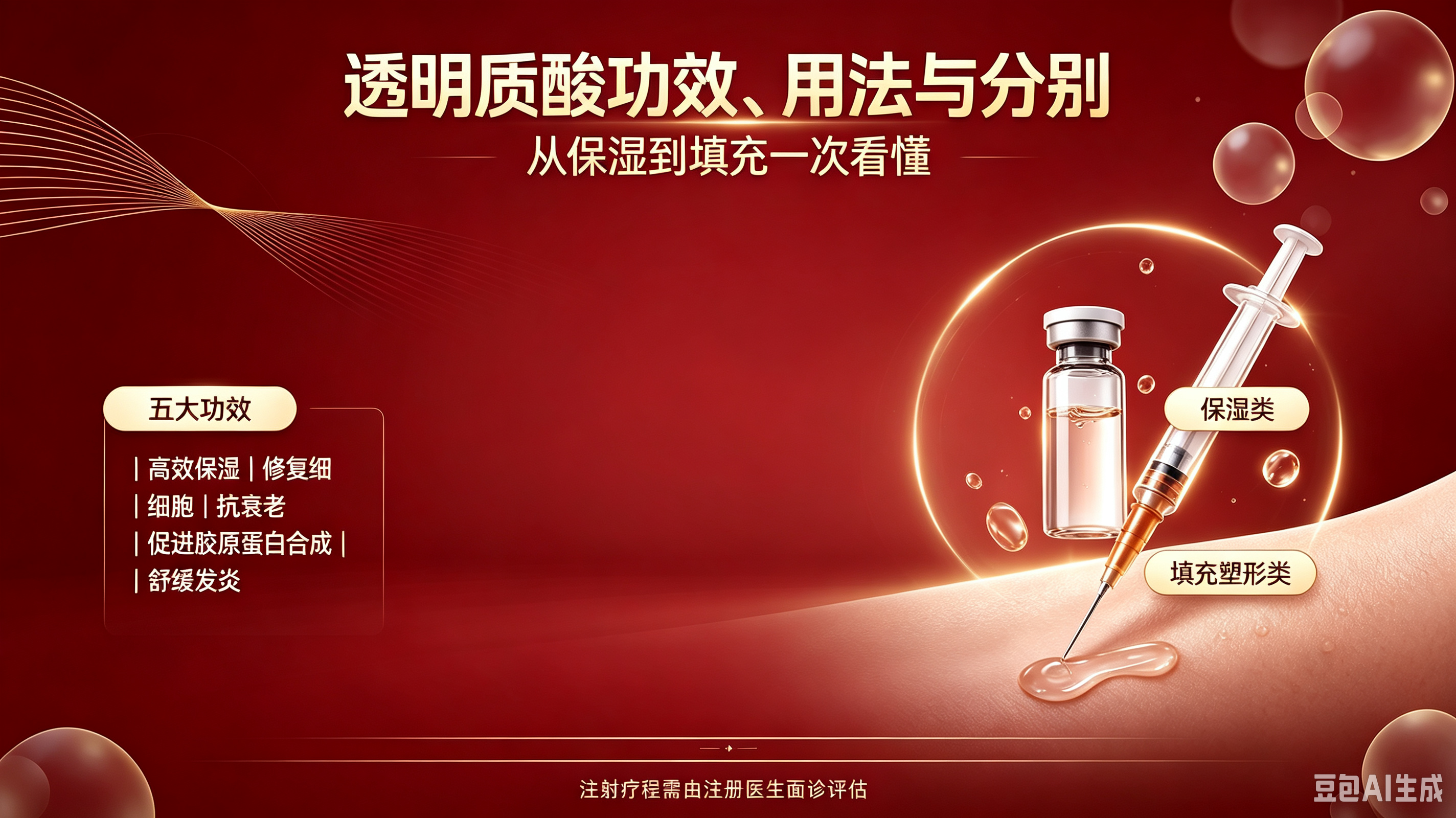 透明质酸功效、用法与分别：从保湿到填充一次看懂