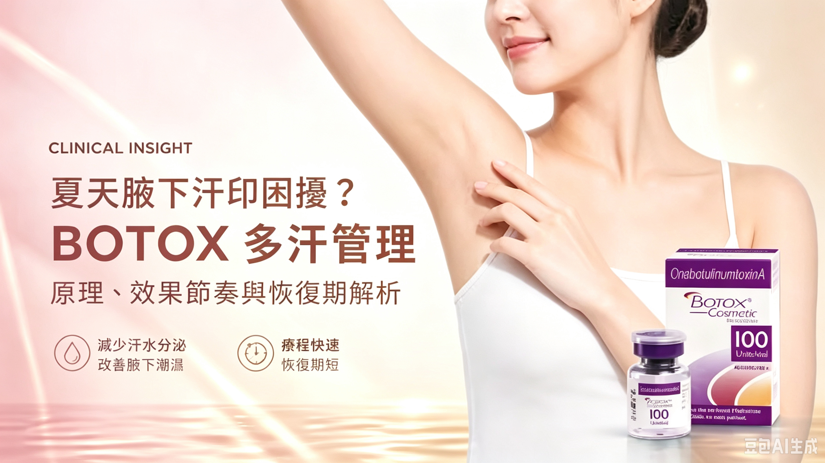 Underarm Botox for Sweating: Principle, Time to Results and Downtime