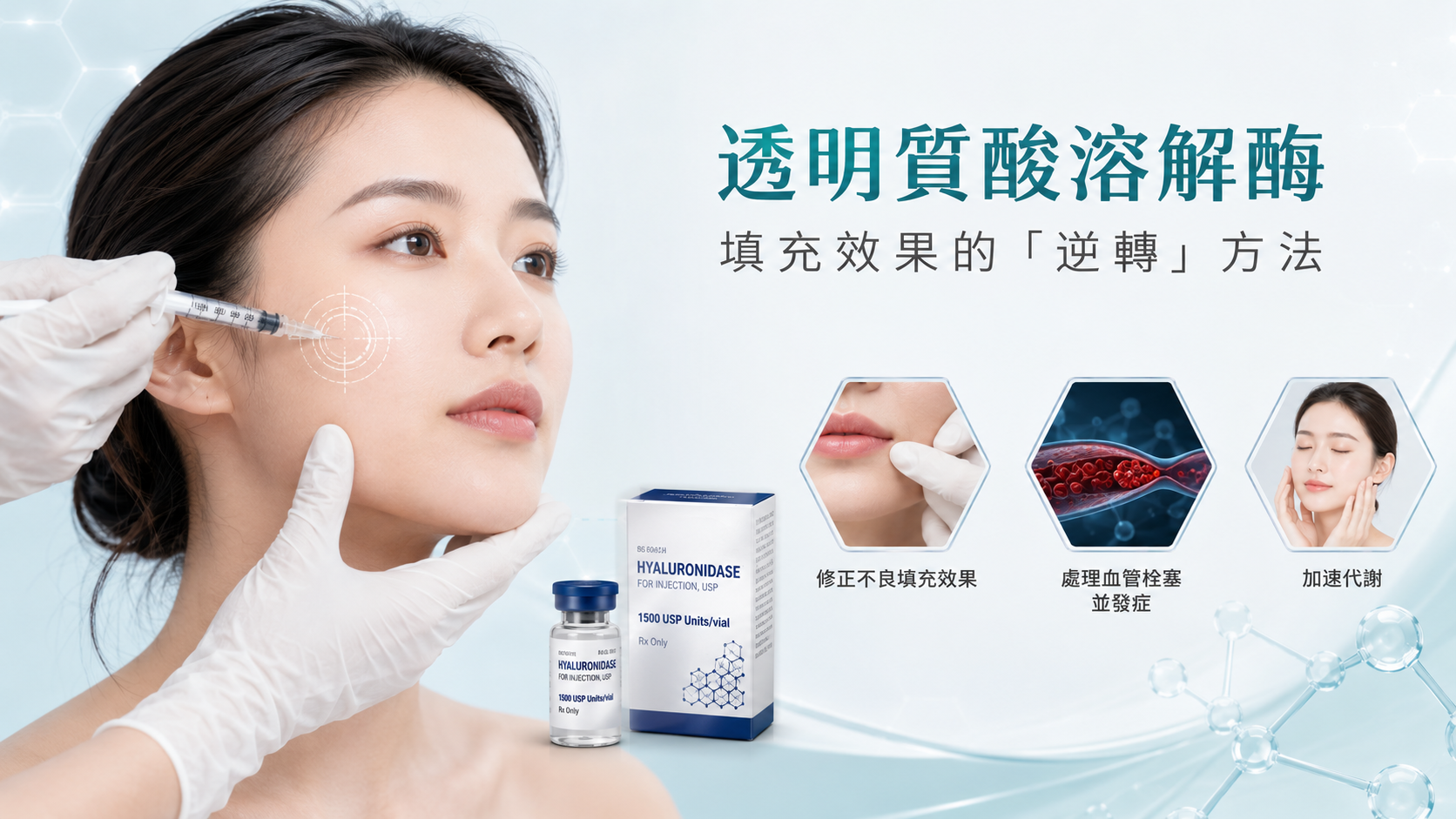 透明質酸溶解酶：填充效果的「逆轉」方法