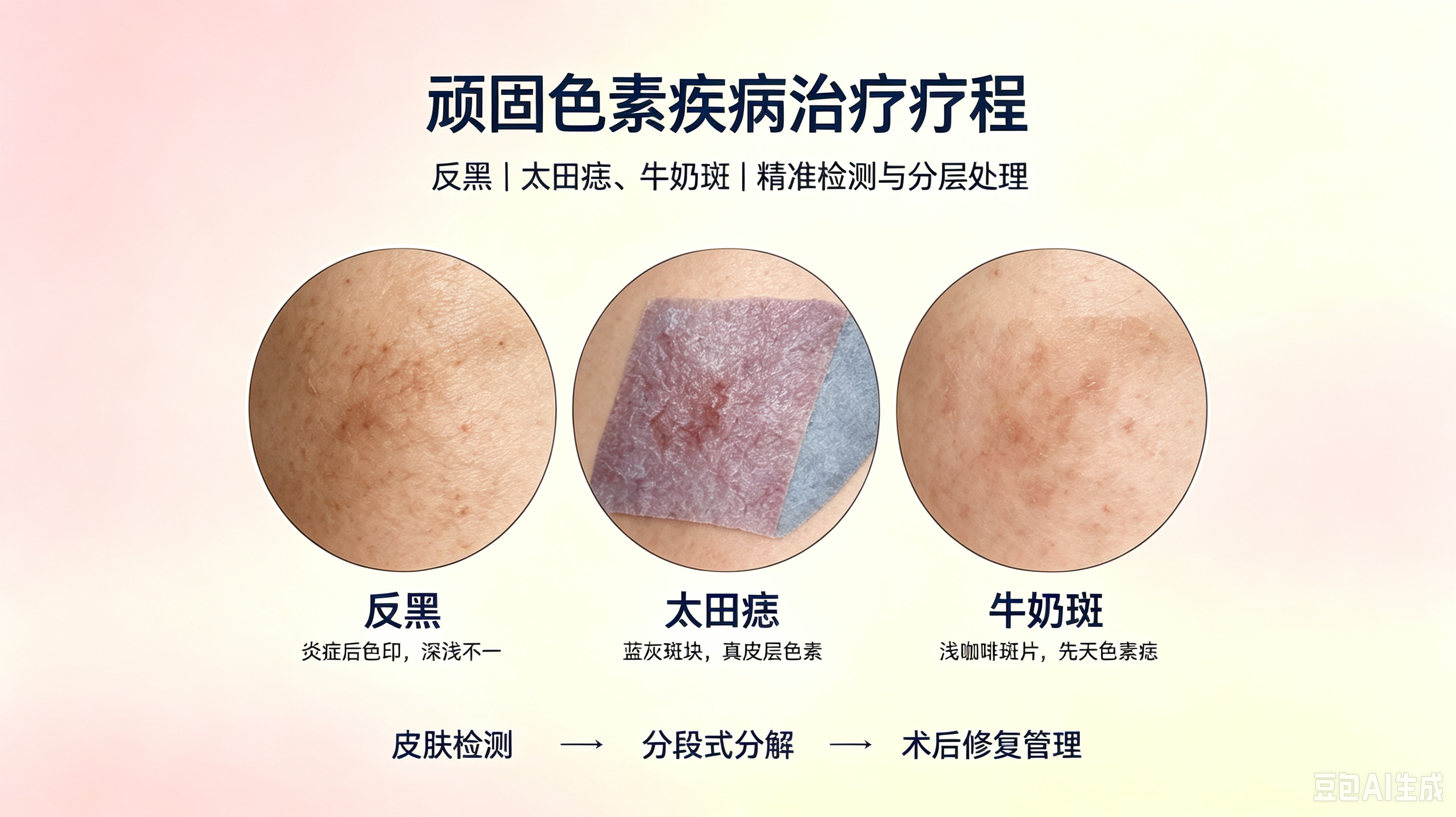 当皮肤问题被判定「无解」，我们便是你的最后答案——专治反黑、太田痣、牛奶斑等顽固性皮肤色素疾病