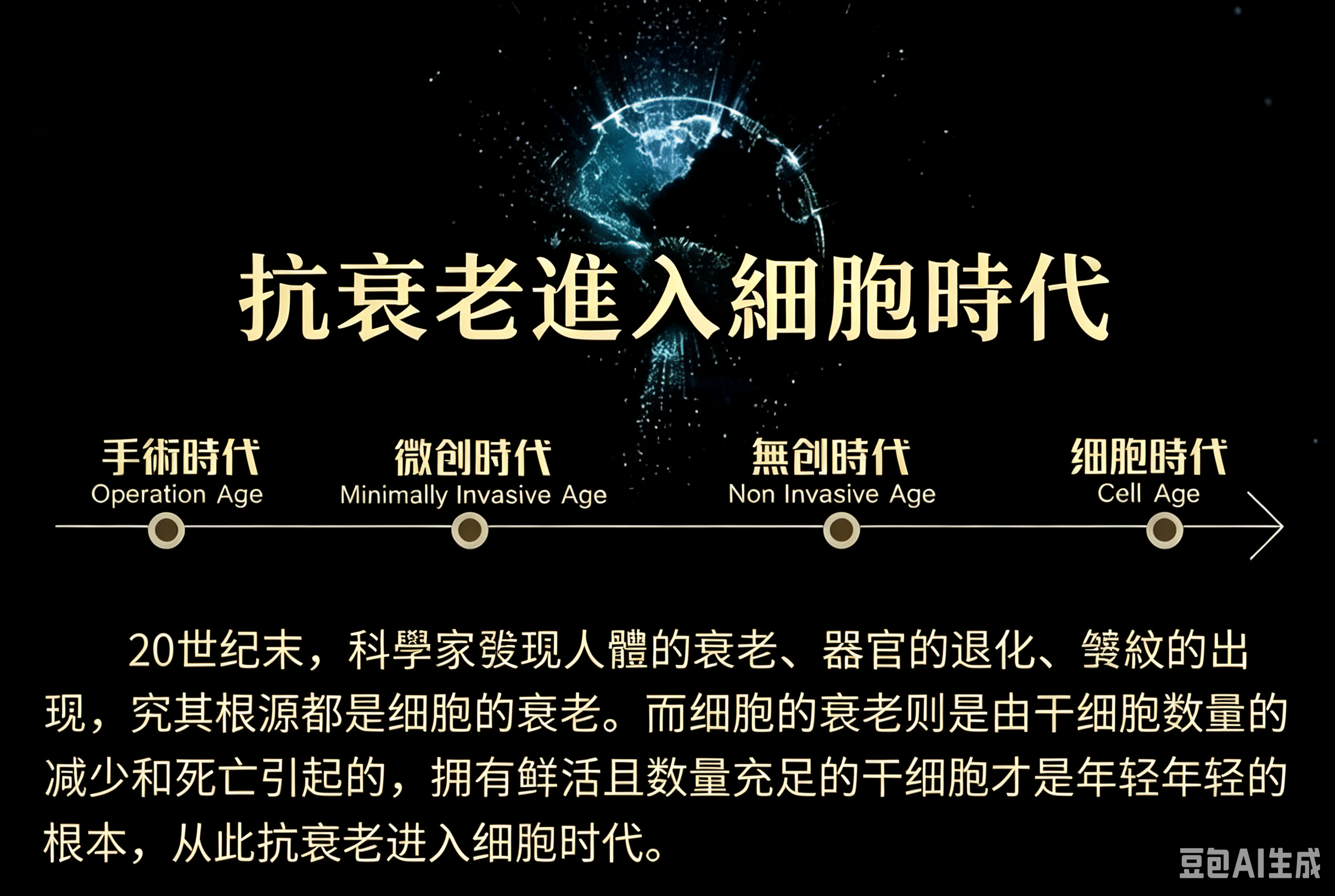干细胞数量随年龄下降