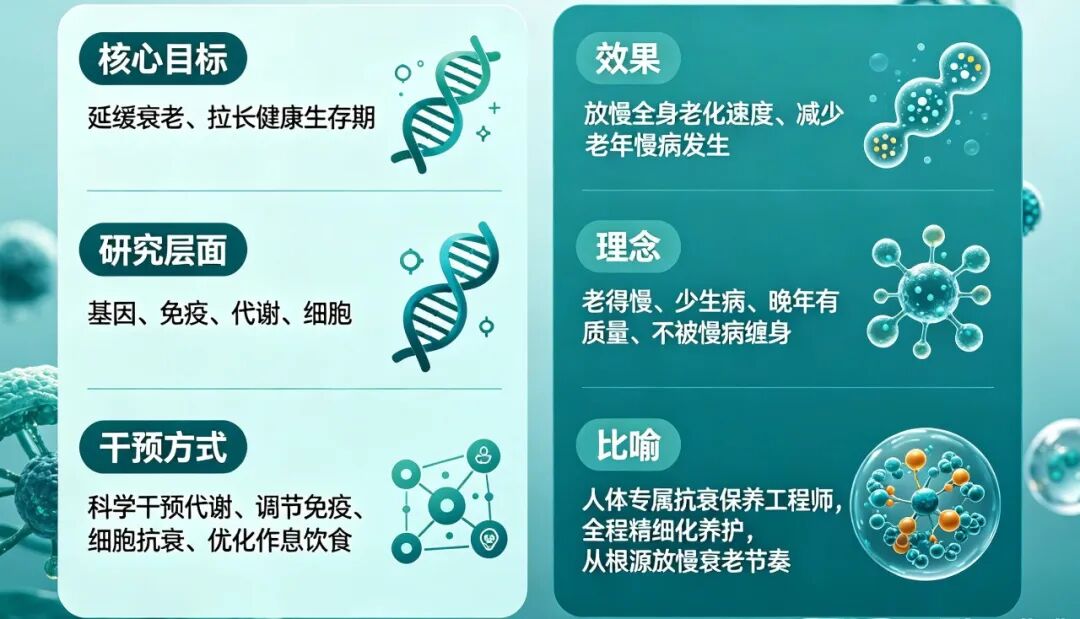 長壽醫學拉長健康壽命